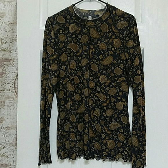 Free People Mock Neck Long Sleeve - Picture 3 of 4