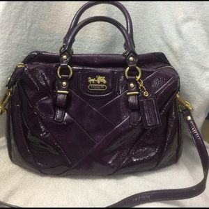 Coach crossbody/ shoulder bag, EUC, dark purple