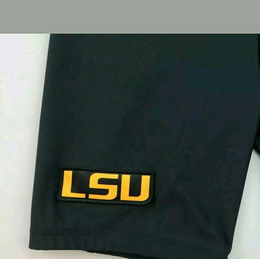 NIKE LSU Stretchy Dri Fit Shorts Compression Med - Picture 4 of 4