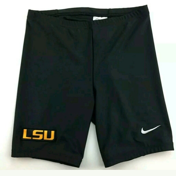 Nike Pants - NIKE LSU Stretchy Dri Fit Shorts Compression Med
