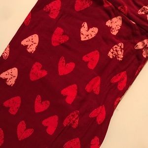 Pink and Red Hearts TC LuLaRoe Leggings