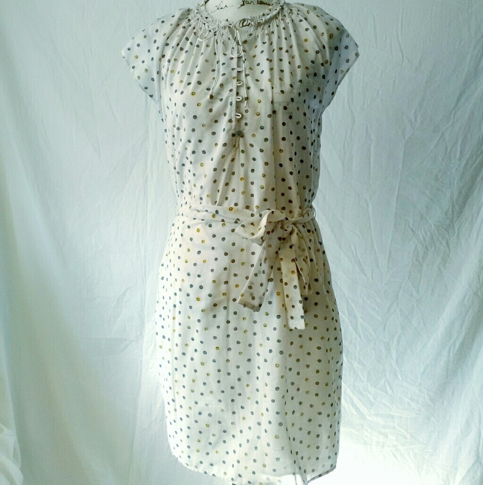 NEW! ASOS MNG By Mango Polka Dot Tunic Dress 6