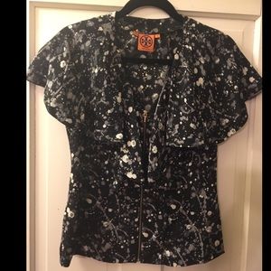 Tory Burch 100% silk blouse, size 2 ◾️▫️