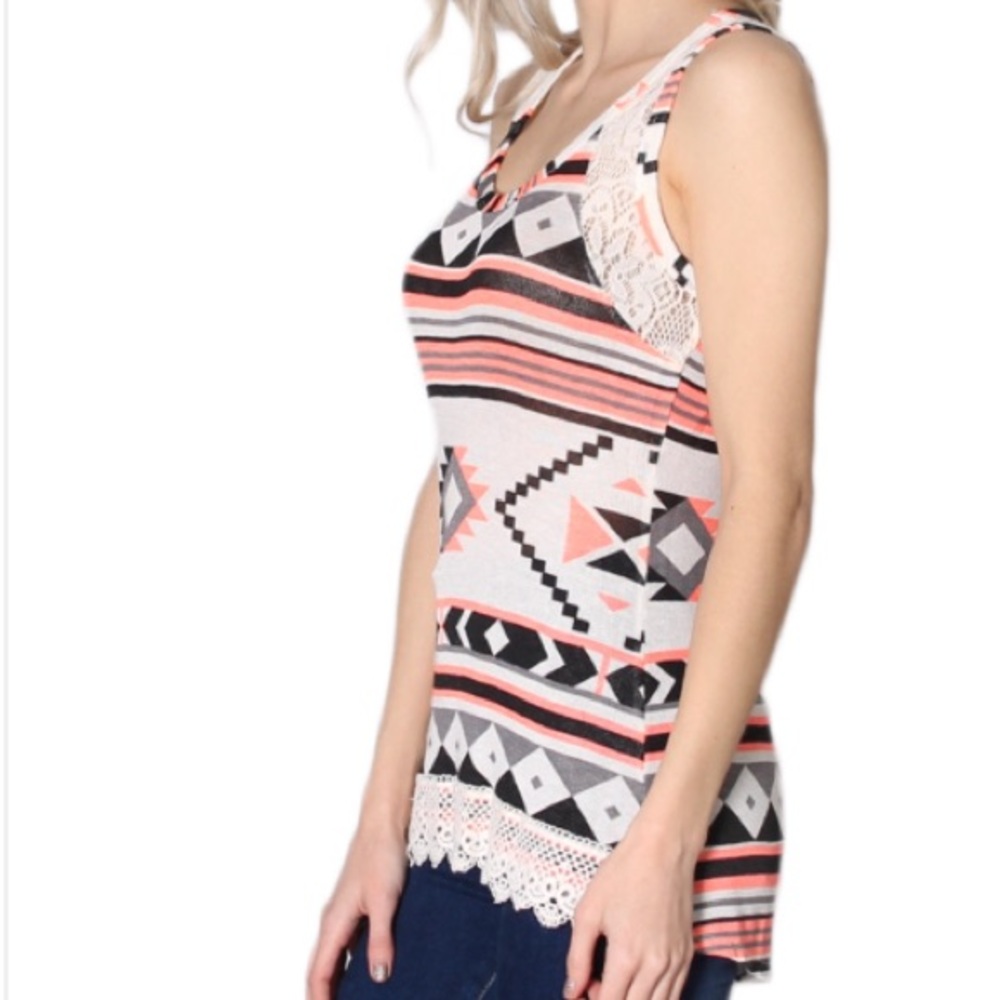 Unbranded Women's Tank Top Aztec style