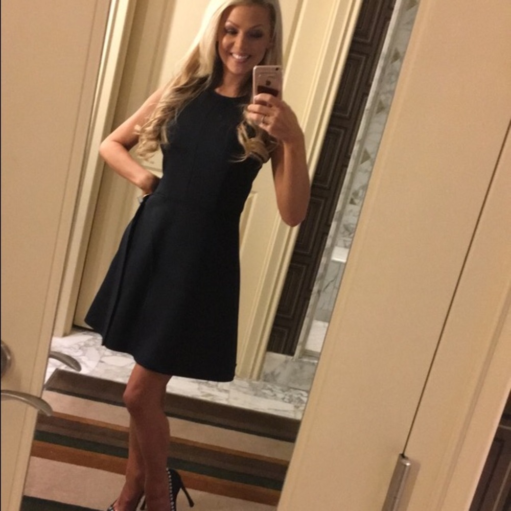 Dior size 4 Navy Blue Dress. Fits like a 2
