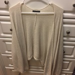 Brandy Melville beige flowy cardigan