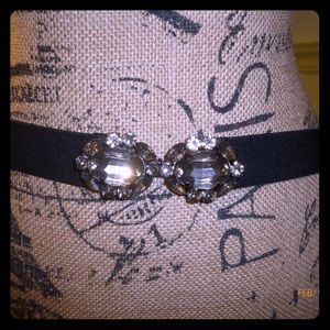 BCBG JEWELED STRETCH BELT