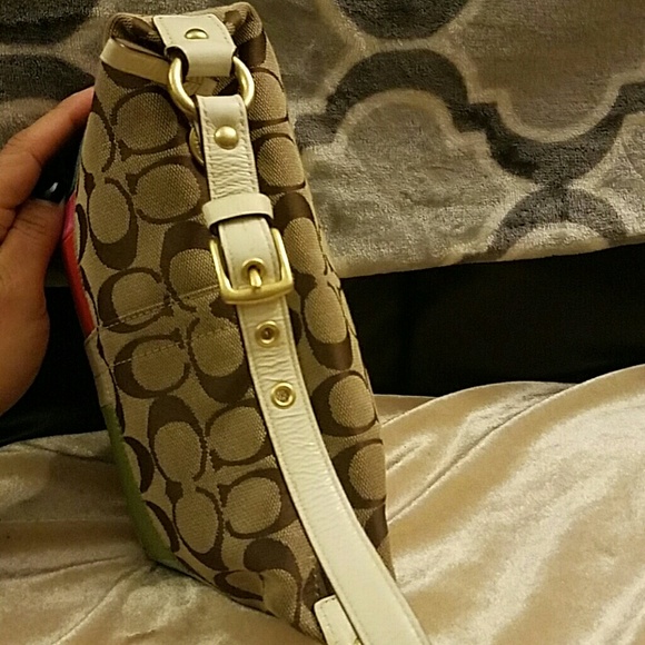 Coach NWOT Legacy Signature Stripe bag - Picture 2 of 3