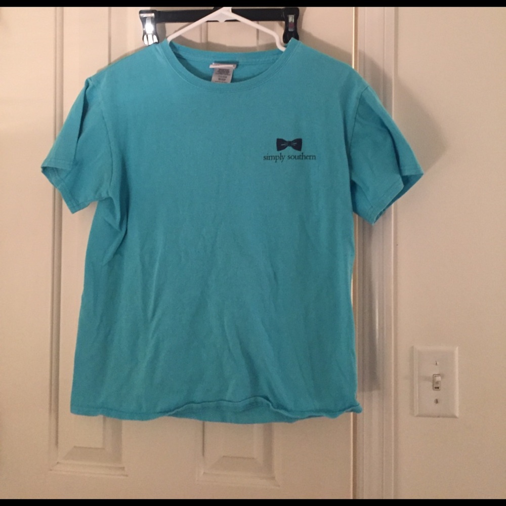Blue simply southern shirt size small