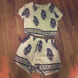 Two piece romper