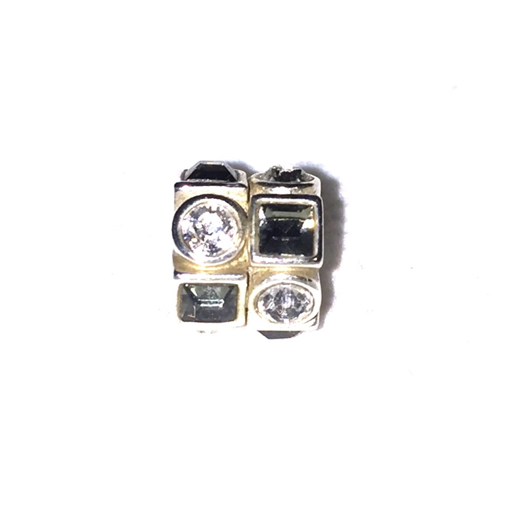 Chamilia Gray and White Swarovski charm