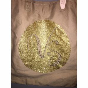 Victoria's Secret Bags - NEW Victoria's Secret Gold Canvas Tote Victoria's Secret Bags - NEW Victoria's Secret Gold Canvas Tote