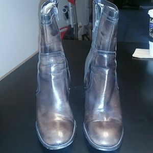 Nine West Nwourson Dark Brown Leather Boots