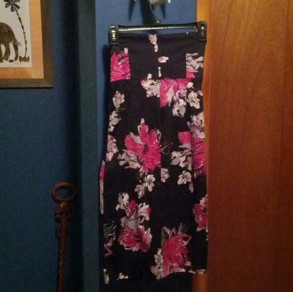 Donna Ricco multicolored strapless dress - Picture 2 of 6