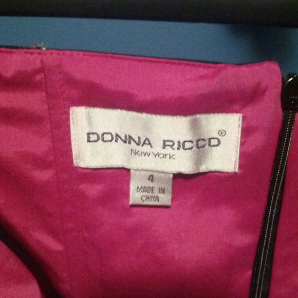 Donna Ricco multicolored strapless dress - Picture 5 of 6