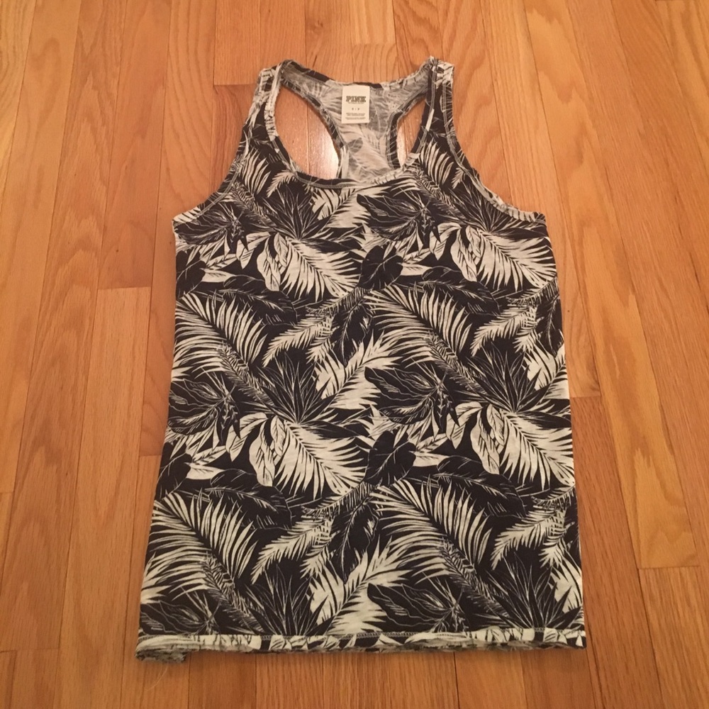 Victoria's Secret PINK Palm Tree Tank Top