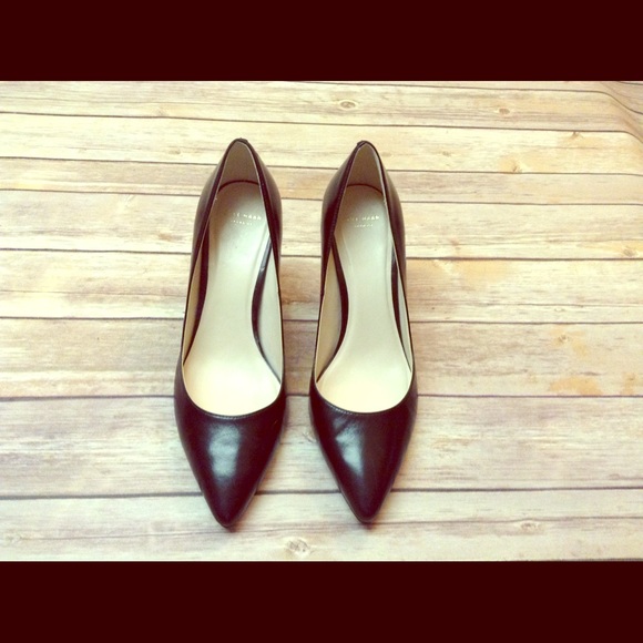 Cole Haan Shoes - PRICE DROP! NWOT Cole Haan black leather pumps