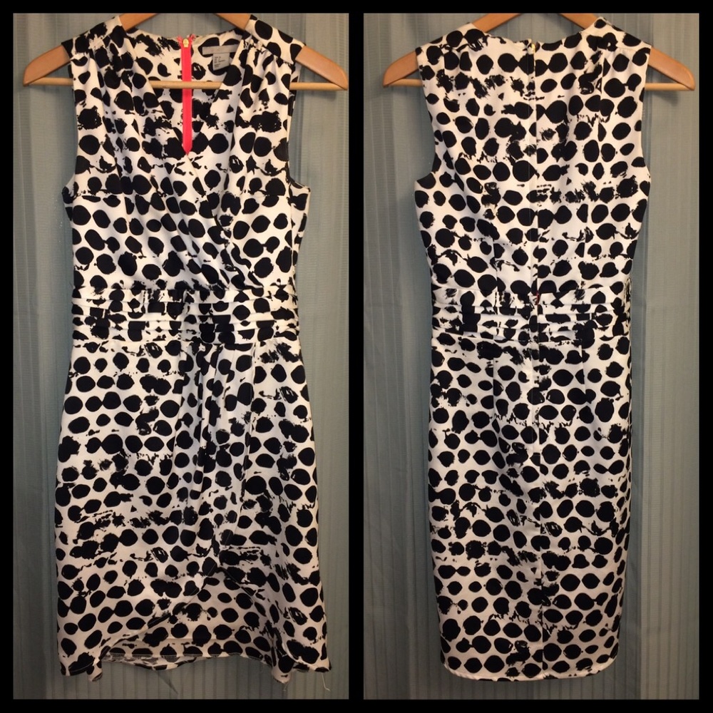 ⚡️SALE⚡️ Black & White Polka Dot Dress