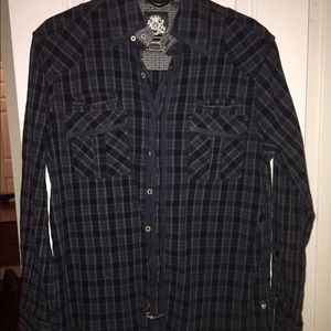 English laundry long sleeve casual button down