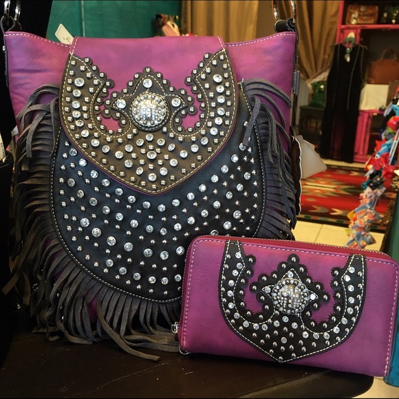 Montana West Purse and Wallet Set - Picture 1 of 8