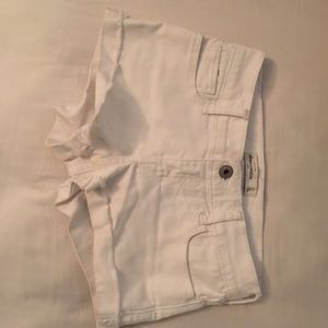 Abercrombie KIDS White Denim Shorts