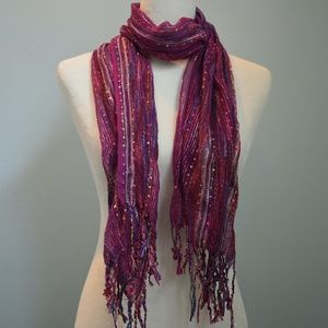 Purple scarf