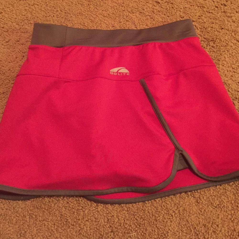 Golite exercise skirt with built in shorts