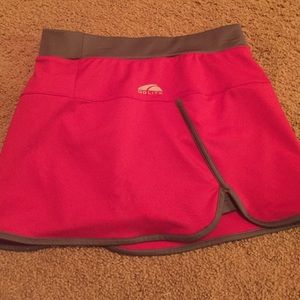 Golite exercise skirt with built in shorts