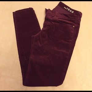 Gap velvet cords. Never worn