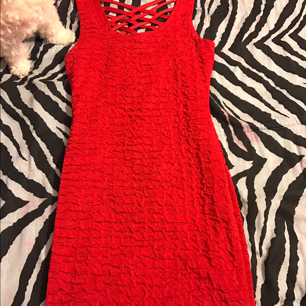 Red Forever 21 dress