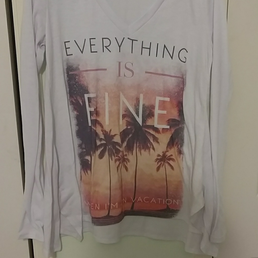 Long Sleeve White T-Shirt
