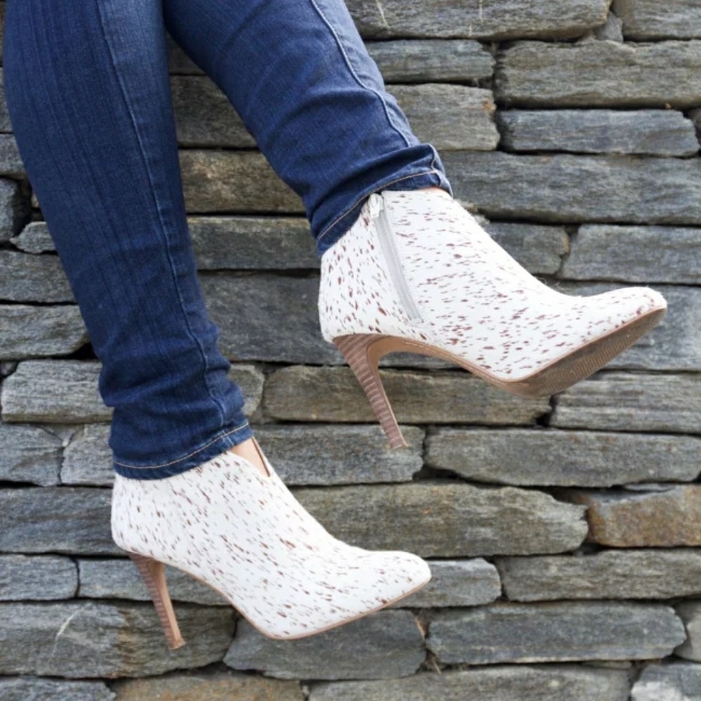 *SOLD SOLD SOLD**Sarla Calf hair Booties