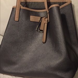 Unique silver coach bag - carryall and wallet