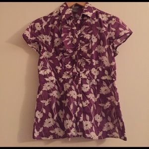 Very cute dress shirt with ruffles