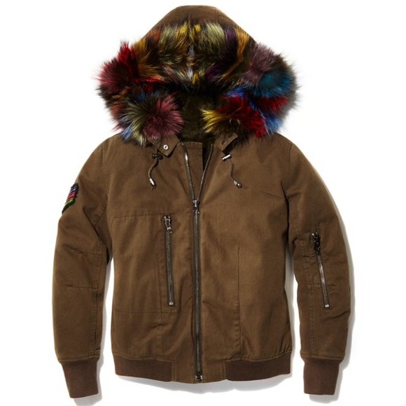 J.military Jocelyn fur lined Bomber. - Picture 3 of 3