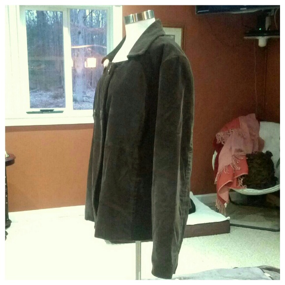 Old Navy brown velvety jacket - Picture 5 of 6