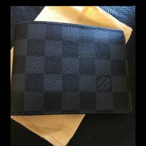 Louis vuitton damier wallet black