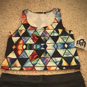 Rave Colorful Crop Top