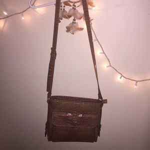 Faux Snake Skin Body Bag