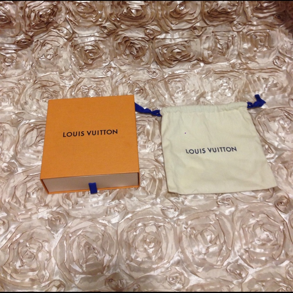Authentic Louis Vuitton box with dust bag gift bag