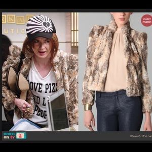 Alice + Olivia Faux Fur Jacket