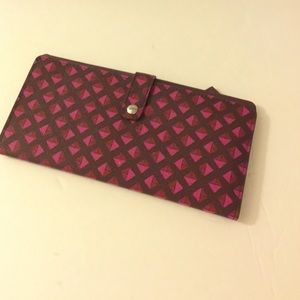 Vera Bradley Leather Two Fold Wallet