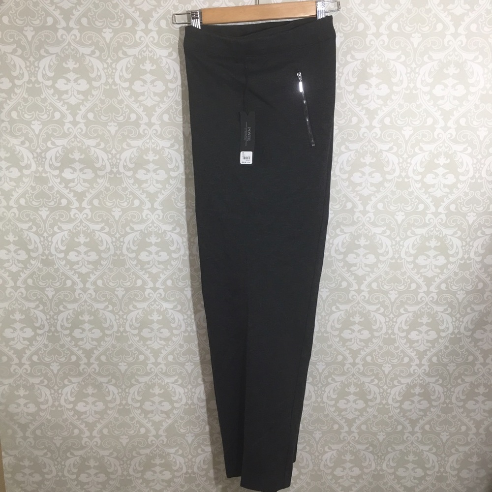 NWT LANE BRYANT Size 26/28 Gray Cropped PONTE