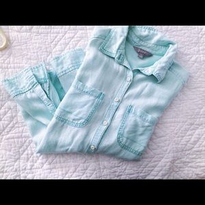Nordstrom's Rubbish Mint Button Down Shirt