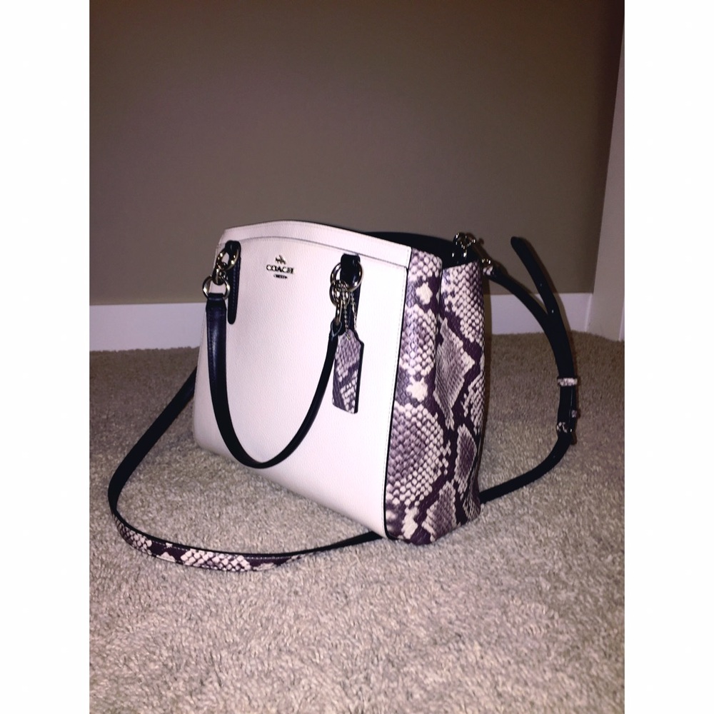 COACH pebble leather cross body