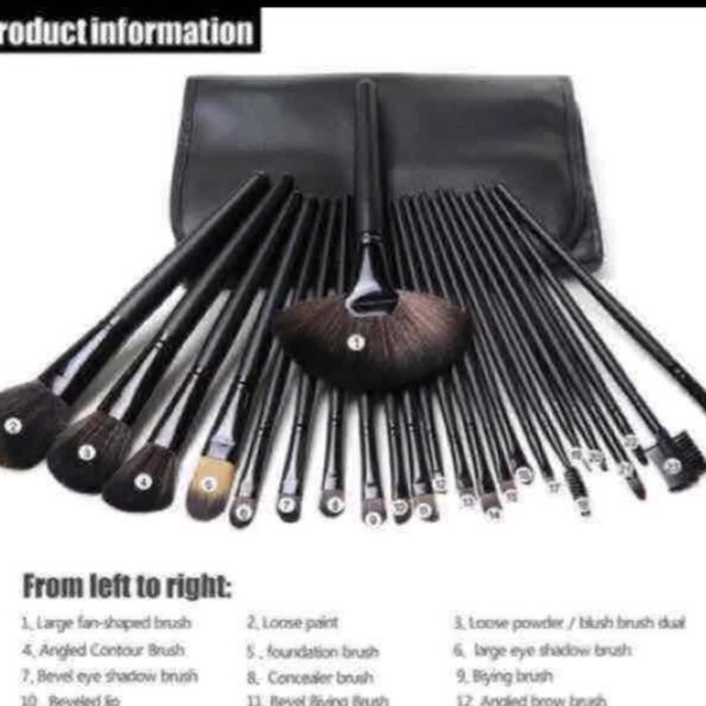 New 24pcs Makeup Brushes Set