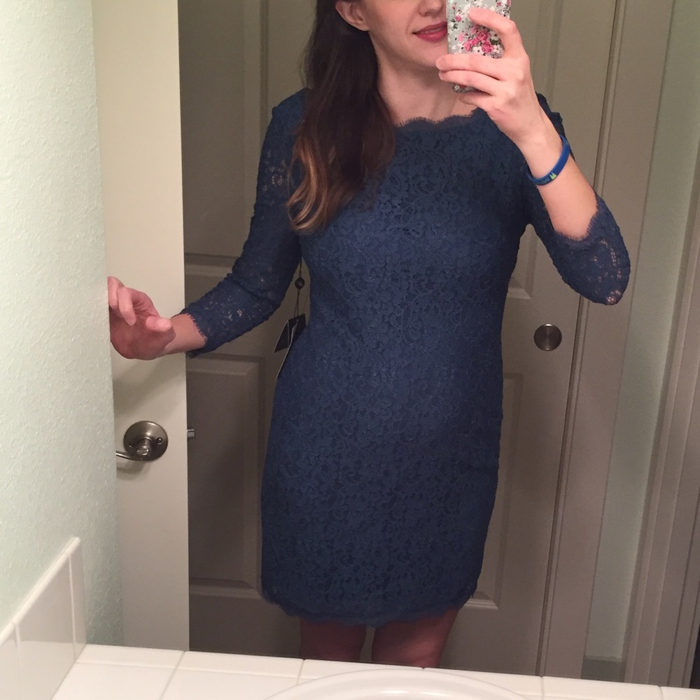 Eliza J lace cocktail dress