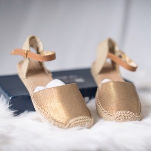 Sperry linen espadrille flats