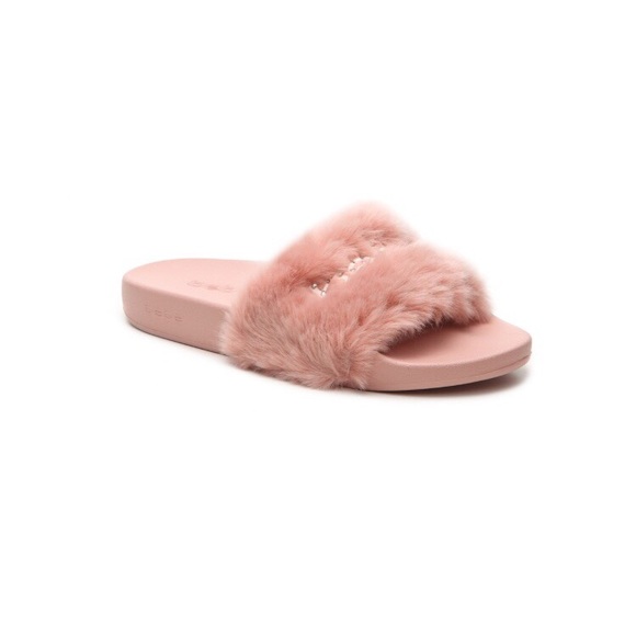 💕ONE LEFT💕 Bebe Blush Slide Sandal - Picture 2 of 5