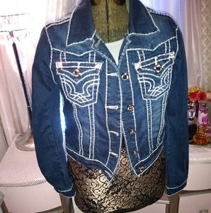 L.A Idol Jean Jacket size 8